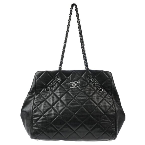 Chanel Black Calfskin Cells Tote Handbag XX92176 - Picture 1 of 8